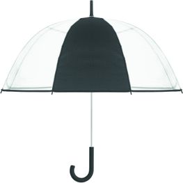 Transparenter Regenschirm 23" (⌀ 102cm), gebogener Griff. GOTA