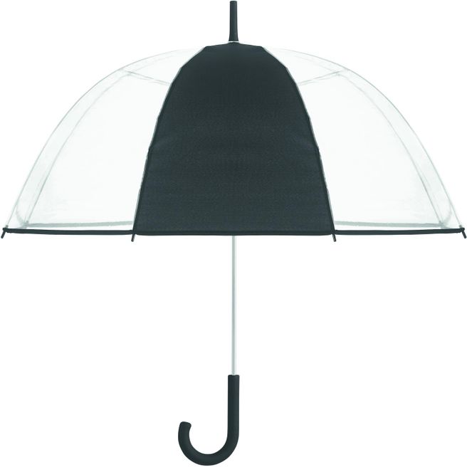 Produktabbildung Transparenter Regenschirm 23" (⌀ 102cm), gebogener Griff. GOTA Transparenter Regenschirm 23" (⌀ 102cm), gebogener Griff. GOTA
