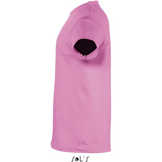 eine rosa kapuze mit einem schwarzen loch auf der vorderseite REGENT KINDERT-SHIRT 150g REGENT KIDS (Bild 1)