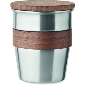 Einwandiger Becher 350 ml WALNUT
