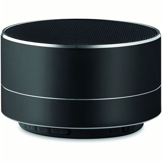 ein schwarzer lautsprecher mit einem silbernen trimm 2.1 wireless Lautsprecher SOUND (Bild 1)
