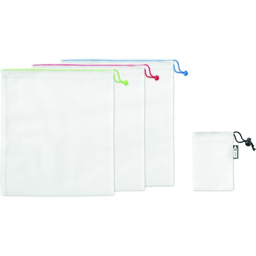 Obst/Gemüsenetze 3teilig VEGGIE SET RPET (Bild 1)