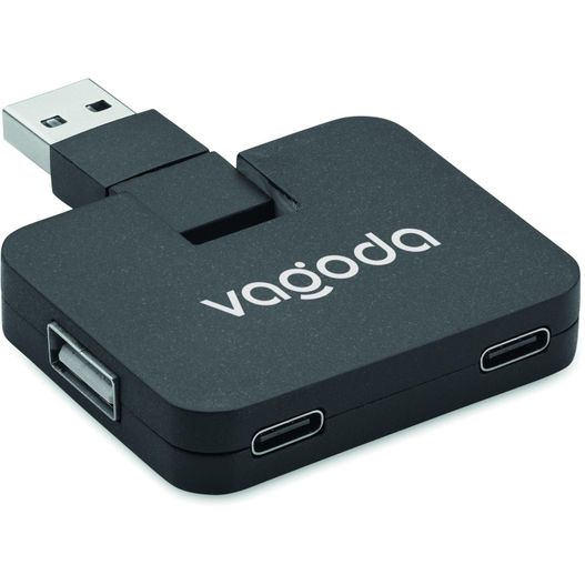 Produktabbildung 4 Port USB Hub SQUARE-C 4 Port USB Hub SQUARE-C (Bild 1)