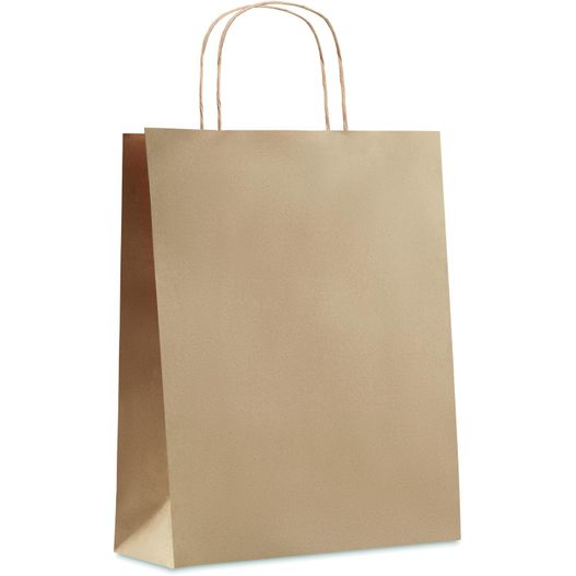 brauner papierbeutel mit griff Papiertüte, medium 90 g/m² PAPER TONE M (Bild 1)