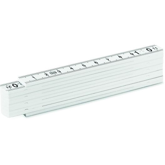 eine weiße box mit einem herrscher darüber Zollstock 1m METER (Bild 1)