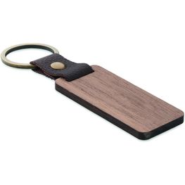 Produktabbildung Schlüsselring Walnuss und PU NAWKEY Schlüsselring Walnuss und PU NAWKEY