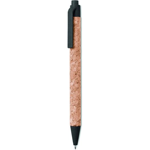 ein stift mit einem holzgriff auf einem weißen hintergrund Öko-Druckkugelschreiber MONTADO (Bild 1)