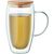 Doppelwandiger Glasbecher 450ml TEROL (Bild 3)