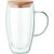 Doppelwandiger Glasbecher 450ml TEROL (Bild 1)