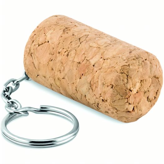 eine kork schlüsselanhänger mit einem ring darauf Schlüsselring mit Weinkorken TAPON (Bild 1)