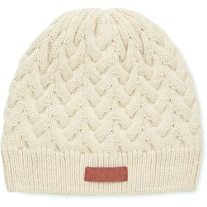 Mütze im Zopfstrickmuster RPET KATMAI