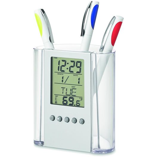 stifthalter mit uhr und stift Stiftehalter PRODIGY (Bild 1)