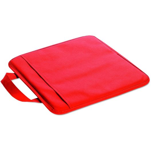 eine rote laptoptasche mit rotem griff Sitzkissen ENJOW (Bild 1)