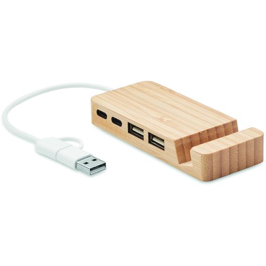 Produktabbildung 4 Port USB Hub HUBSTAND 4 Port USB Hub HUBSTAND (Bild 1)