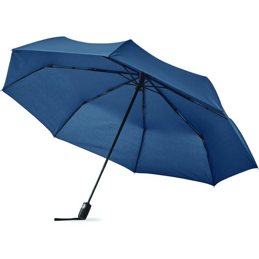 blauer regenschirm mit schwarzem griff auf weißem hintergrund Regenschirm 27" ROCHESTER (Bild 1)