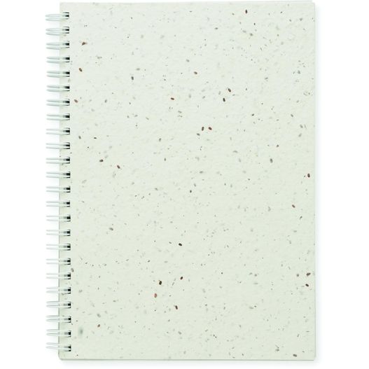 DIN A5 Notizbuch Samenpapier SEED RING (Bild 1)
