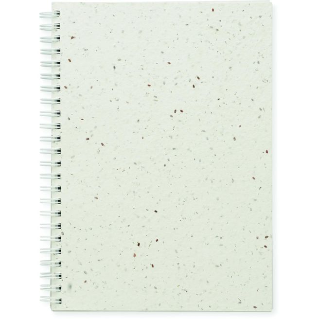 DIN A5 Notizbuch Samenpapier SEED RING