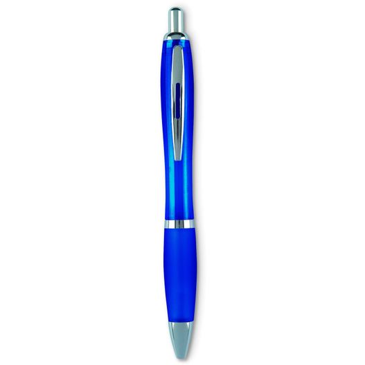 ein blauer stift mit einer silbernen spitze auf einer weißen oberfläche Rio Colour Kugelschreiber RIOCOLOUR (Bild 1)