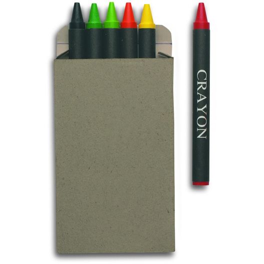 Wachsmalkreide 6-teilig BRABO (Bild 1)