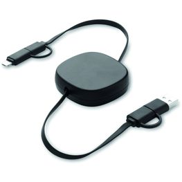 Produktabbildung Einziehbares Ladekabel 60W LINEA Einziehbares Ladekabel 60W LINEA