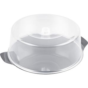 Torten- und Frischhalteplatte, mit bruchfestem Deckel