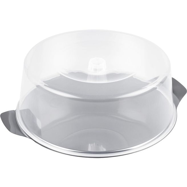 Torten- und Frischhalteplatte, mit bruchfestem Deckel