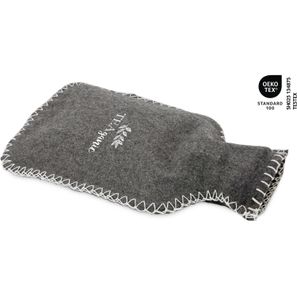 Wärmflasche mit Filzbezug