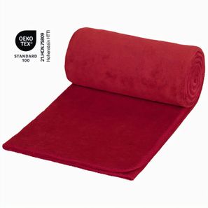 Fleecedecke Basic rot - 120 x 150 cm, 180 g/m²