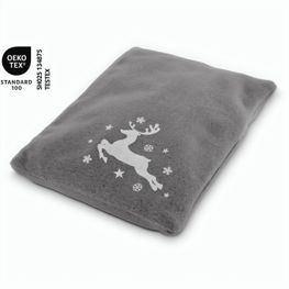 Wärmekissen Winterzeit Grau mit winterlichem Rentier-Motiv