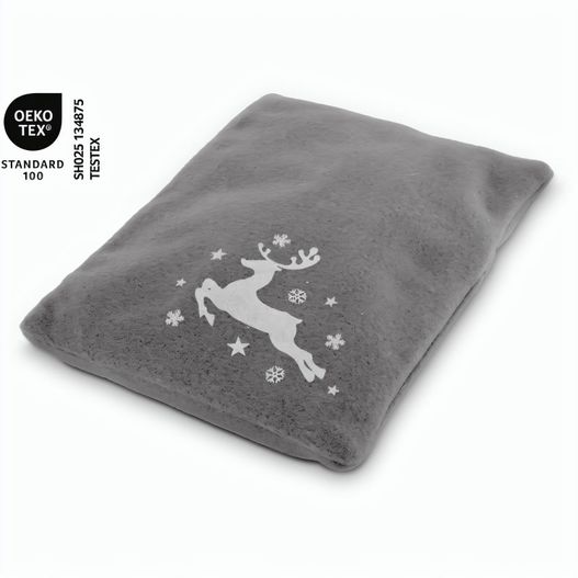 Produktabbildung Wärmekissen Winterzeit Grau mit winterlichem Rentier-Motiv Wärmekissen Winterzeit Grau mit winterlichem Rentier-Motiv (Bild 1)