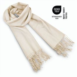 Schal Modena beige - 60 x 180 cm, 230 g/m²