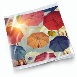 Produktabbildung Brillenputztuch - Mikrofasertuch 15 x 18 cm, im Polybeutel Brillenputztuch - Mikrofasertuch 15 x 18 cm, im Polybeutel