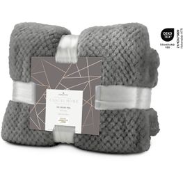 Produktabbildung XXL Decke Feel grau - 220 x 240 cm, 275 g/m² XXL Decke Feel grau - 220 x 240 cm, 275 g/m²