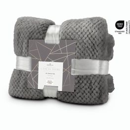 XXL Decke Feel grau - 220 x 240 cm, 275 g/m²