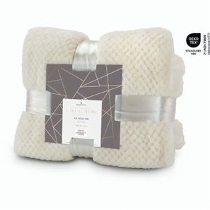 XXL Decke Feel beige - 220 x 240 cm, 275 g/m²