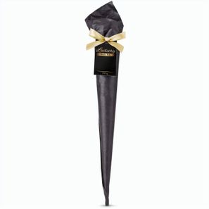 Badesalz Luxury, Duftrichtung Vanille, Geschenktüte in Schwarz, 100 Gramm