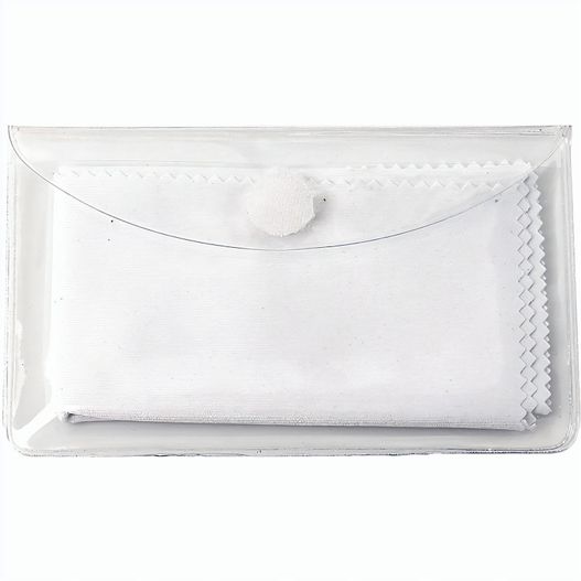 Produktabbildung Brillenputztuch rPET - Mikrofasertuch 18 x 18 cm, in Schutzetui mit Klettpunkt Brillenputztuch rPET - Mikrofasertuch 18 x 18 cm, in Schutzetui mit Klettpunkt (Bild 1)