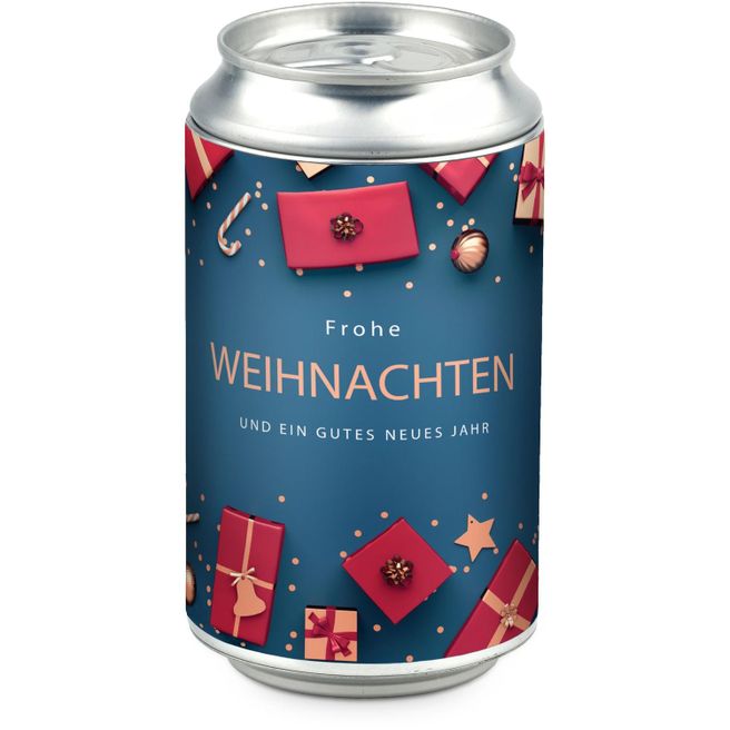 Badesalz-Dose XL 300 g, Frohe Weihnachten