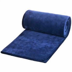 Fleecedecke WINTER SPECIAL - navy - 120 x 150 cm, 180 g/m²