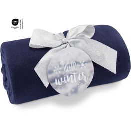 Produktabbildung Fleecedecke WINTER SPECIAL - navy - 120 x 150 cm, 180 g/m² Fleecedecke WINTER SPECIAL - navy - 120 x 150 cm, 180 g/m²