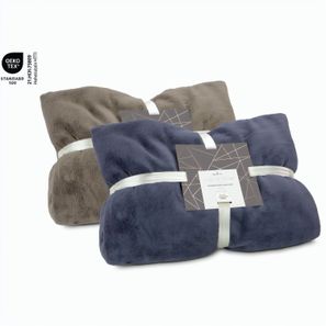 Fernsehdecke Comfort - Grau-Braun - 150 x 200 cm, 230 g/m²