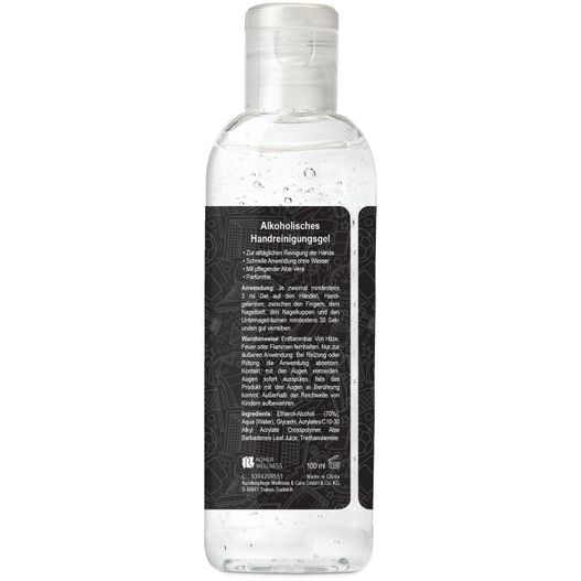 Produktabbildung Handreinigungsgel Macht's Rein, 100 ml für Fußballdeutschland-Fans Handreinigungsgel Macht's Rein, 100 ml für Fußballdeutschland-Fans (Bild 1)