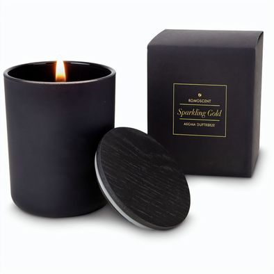 ROMOSCENT® Aromakerze Sparkling Gold, unbedruckt