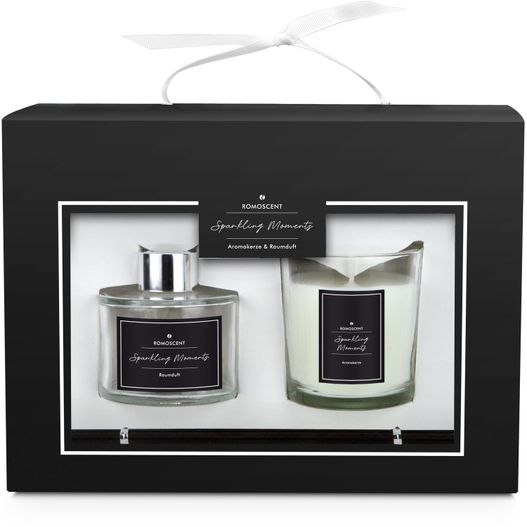 ROMOSCENT® Aroma-Set Sparkling Moments, Raumduft & Aromakerze (Bild 1)