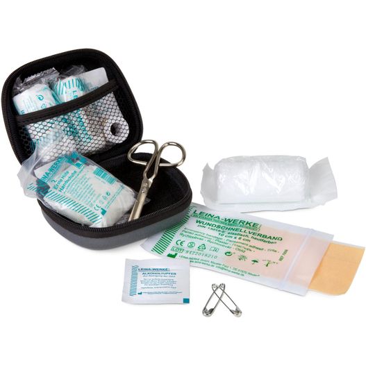 First Aid Kit grau - Erste Hilfe Set, 12-teilig, deutsche Markenware (Bild 1)