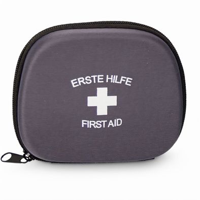 First Aid Kit grau - Erste Hilfe Set, 12-teilig, deutsche Markenware
