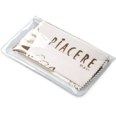 Produktabbildung Brillenputztuch rPET - Mikrofasertuch 15 x 15 cm, in transparentem Schutzetui Brillenputztuch rPET - Mikrofasertuch 15 x 15 cm, in transparentem Schutzetui