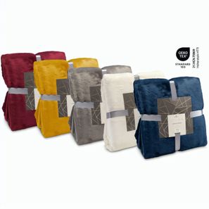 Superflauschdecke senfgelb - 150 x 200 cm, 320 g/m²