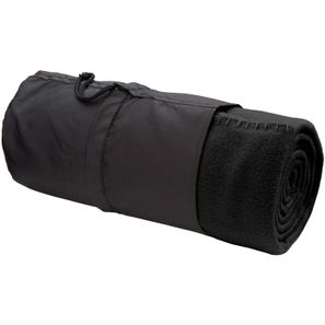 Fleecedecke Basic schwarz - 120 x 150 cm, 180 g/m²