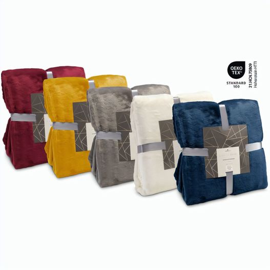 Superflauschdecke beige - 150 x 200 cm, 320 g/m² (Bild 1)